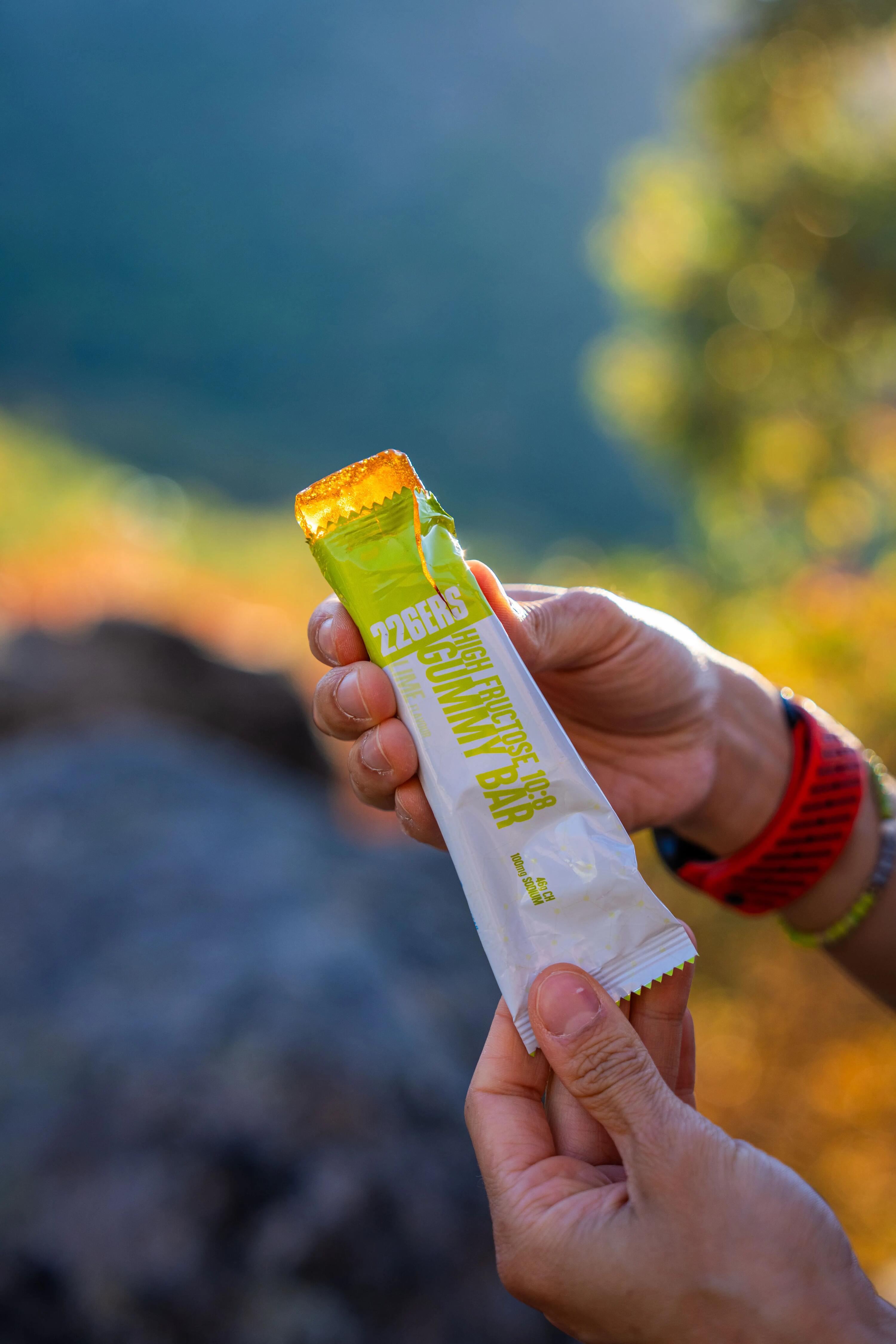 HIGH FRUCTOSE GUMMY BAR 60g LIME 3/7