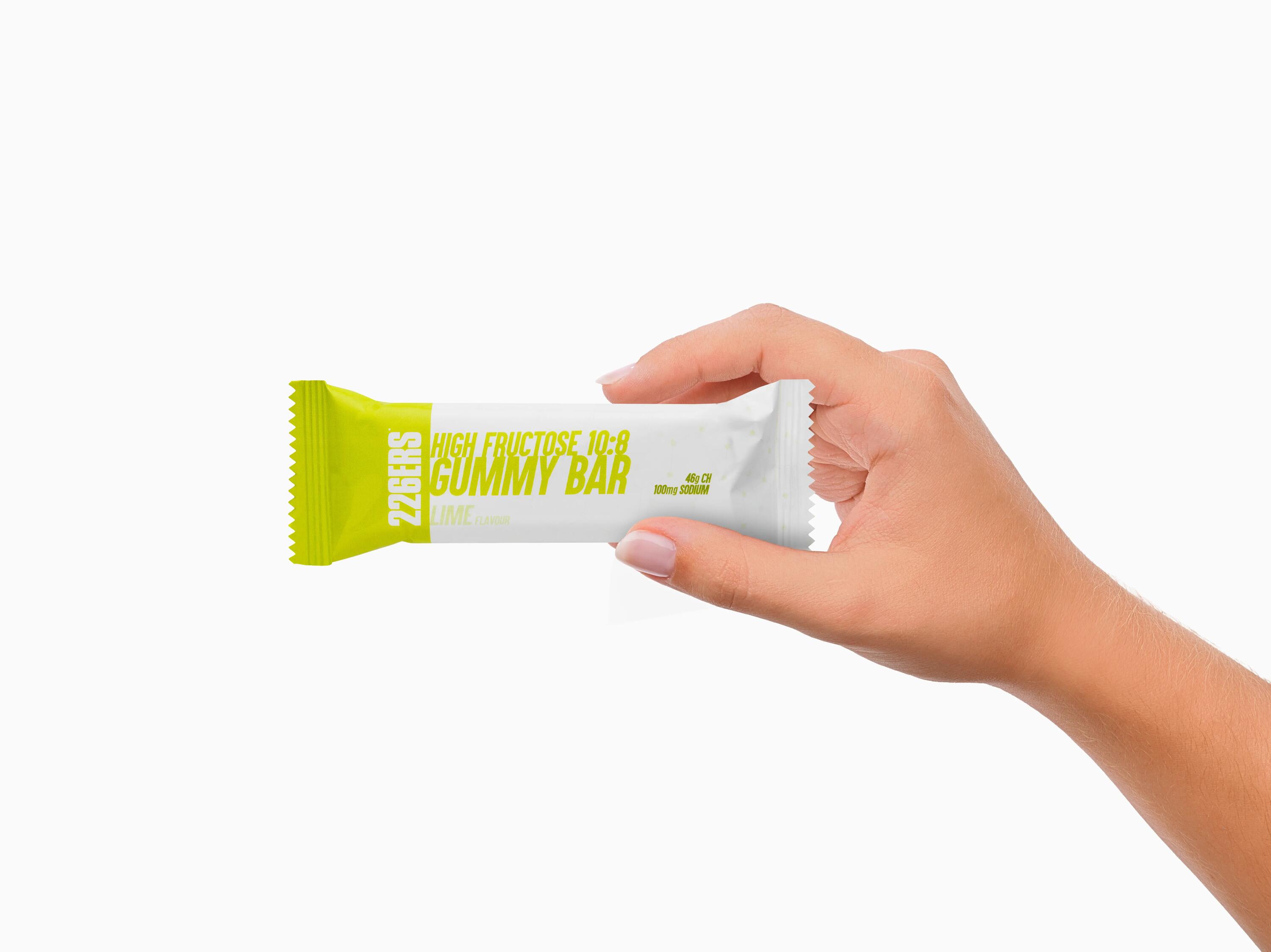 HIGH FRUCTOSE GUMMY BAR 60g LIME 6/7