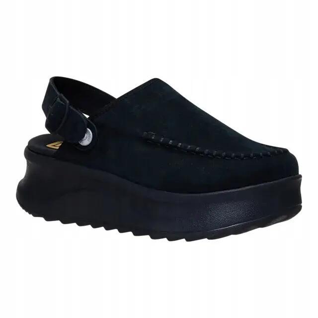 HEYDUDE Damskie Chodaki Delray Clog Suede 5/6