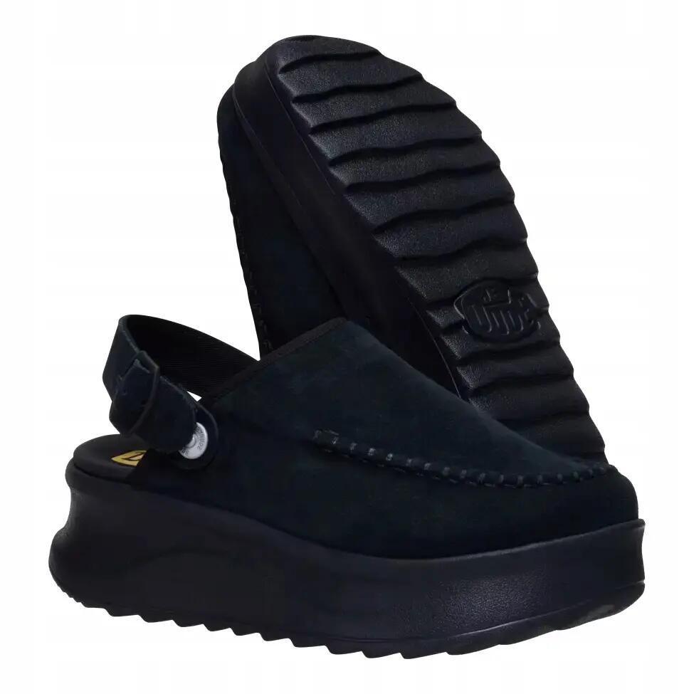 HEYDUDE Damskie Chodaki Delray Clog Suede 3/6
