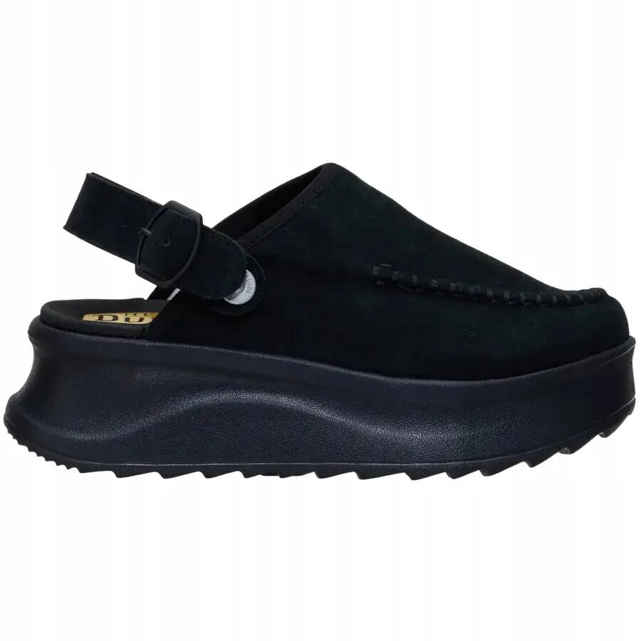 HEYDUDE Damskie Chodaki Delray Clog Suede 2/6