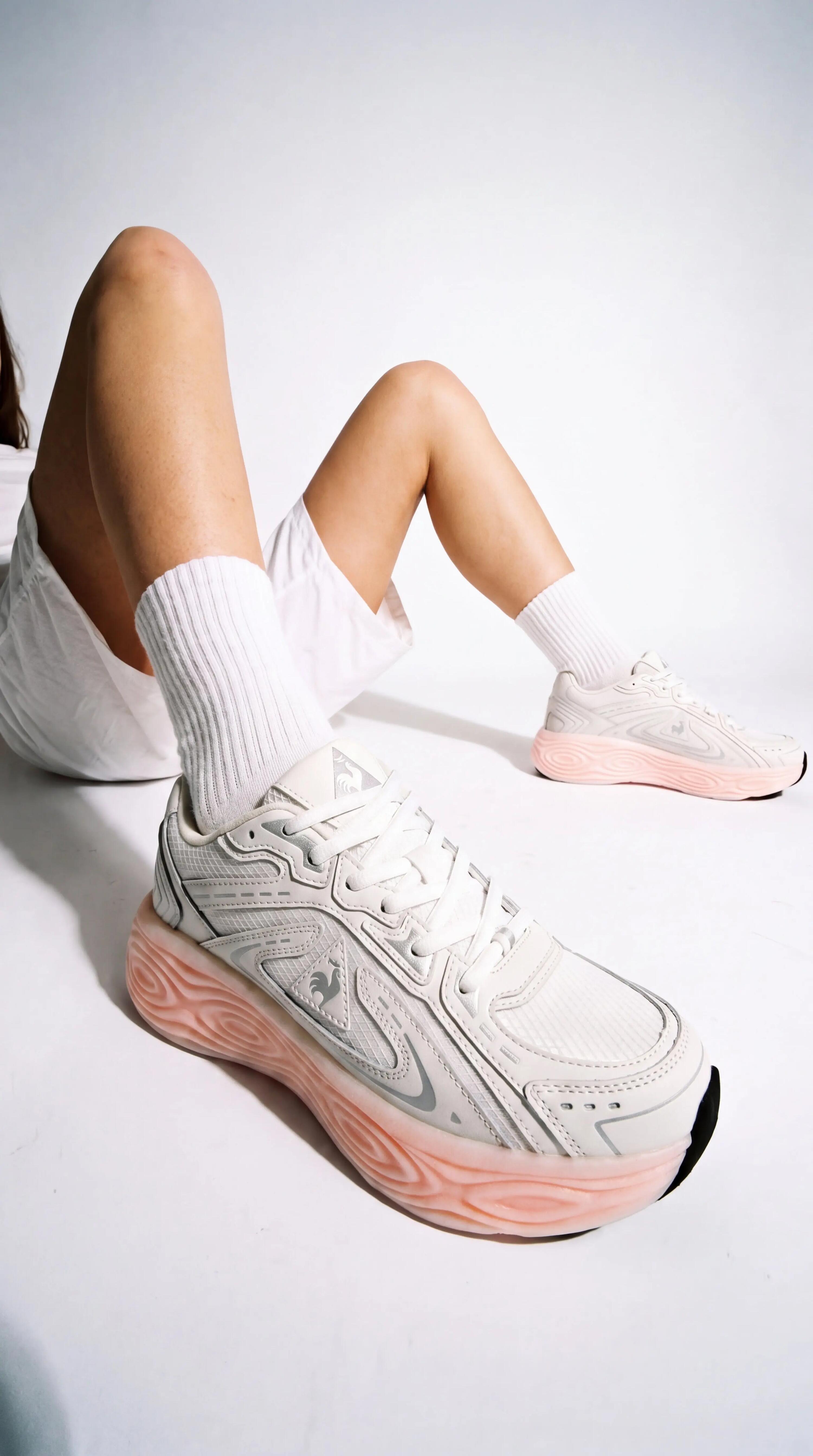 Sneakers running en mesh et cuir Beast 6/7