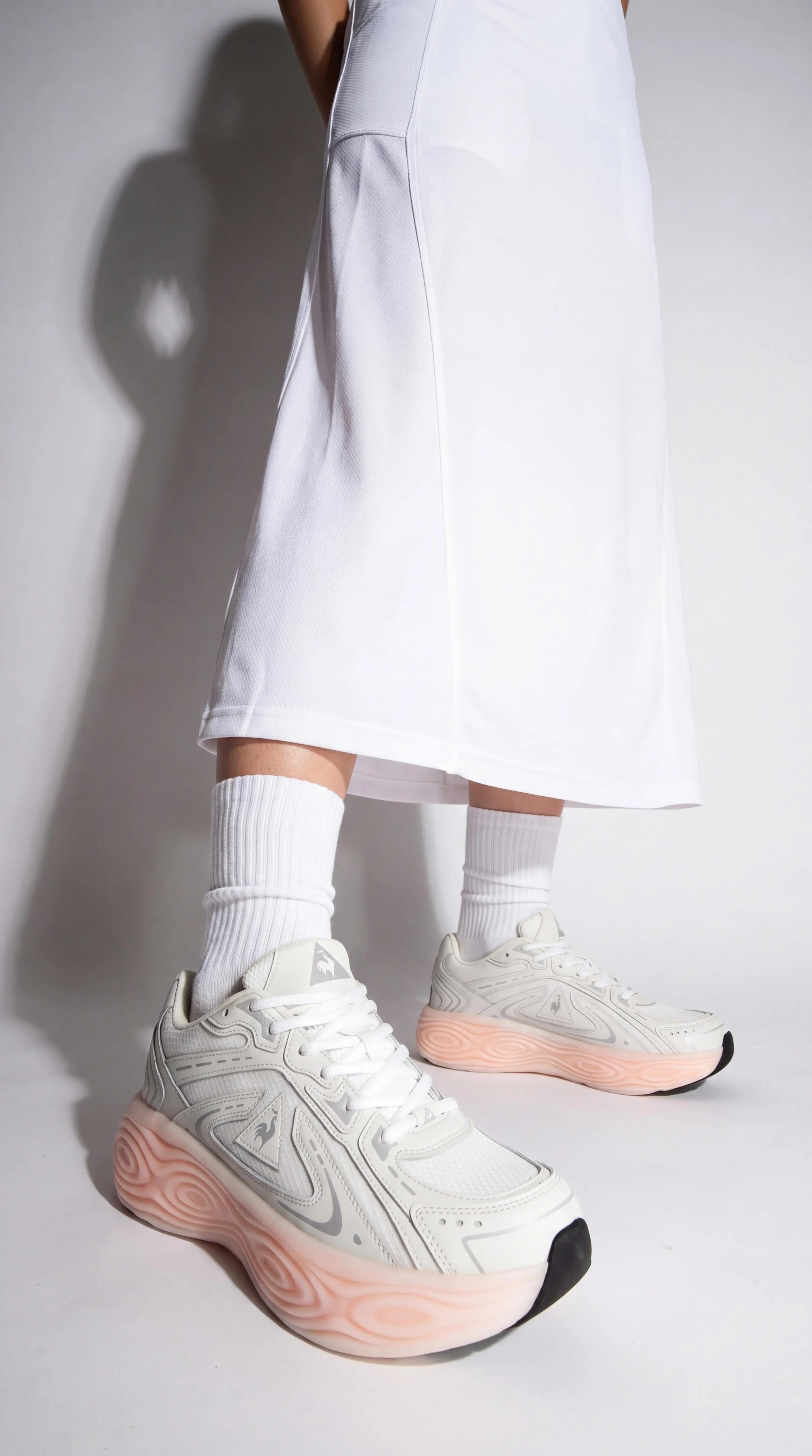Sneakers running en mesh et cuir Beast 5/7