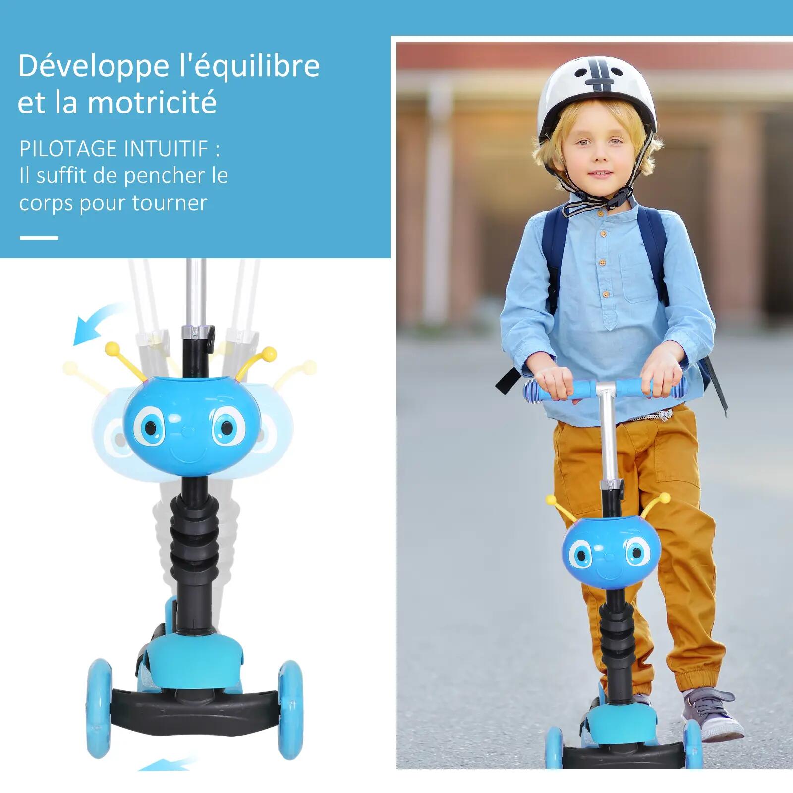 Trottinette enfant 3 roues évolutive 3 en 1 - MIMIZZ 5/5