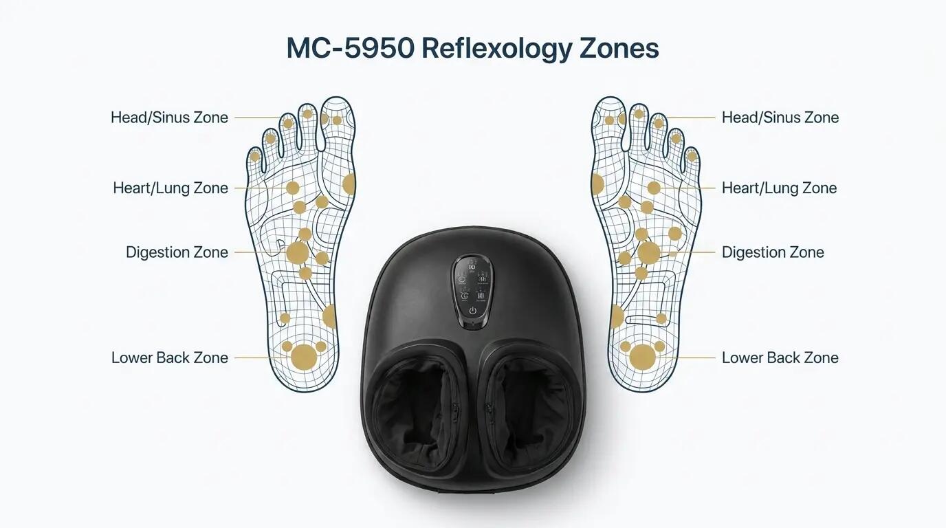 Massajador de Pés MC-5950 DeepRoll Pro 5/7