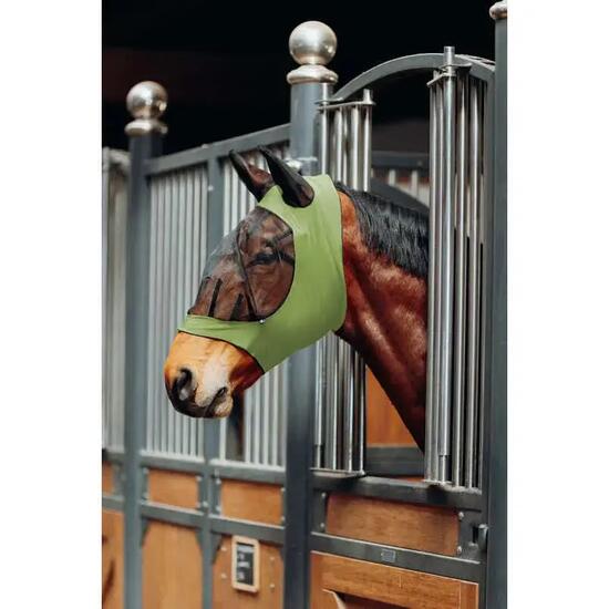 Masque pour cheval anti-insectes souple et extensible Horze