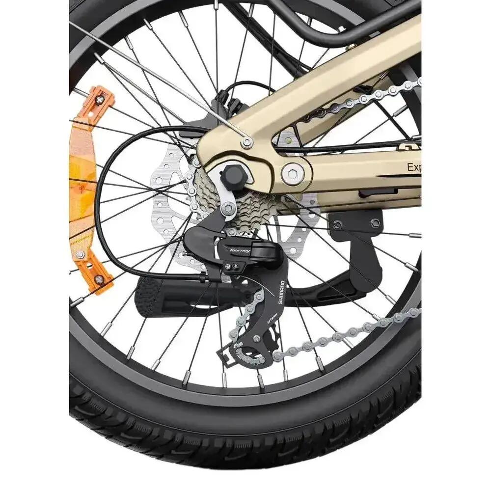 L20 3.0 Pro - Bicicleta plegable eléctrica - 20 pulgadas - 250W - Champán 5/7