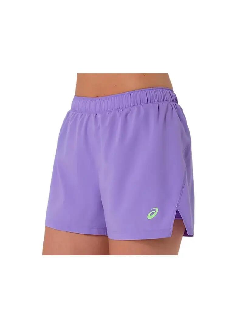 Pantalones cortos para Mujer Asics Court 2-n-1 Morado 4/7