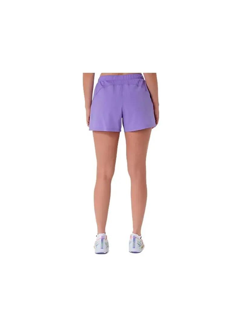 Pantalones cortos para Mujer Asics Court 2-n-1 Morado 2/7