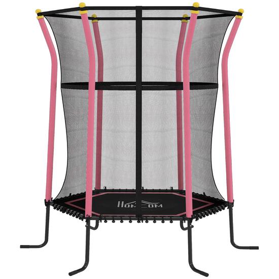 Trampoline enfant dia. 1,63 x 1,9H m charge max. 50 Kg tout équipé