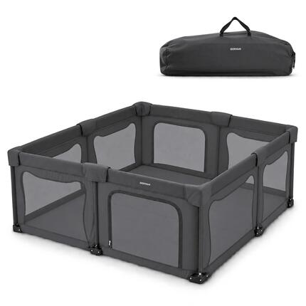 Parque Infantil Plegable XL - Cuna de Viaje para Bebé - Gris