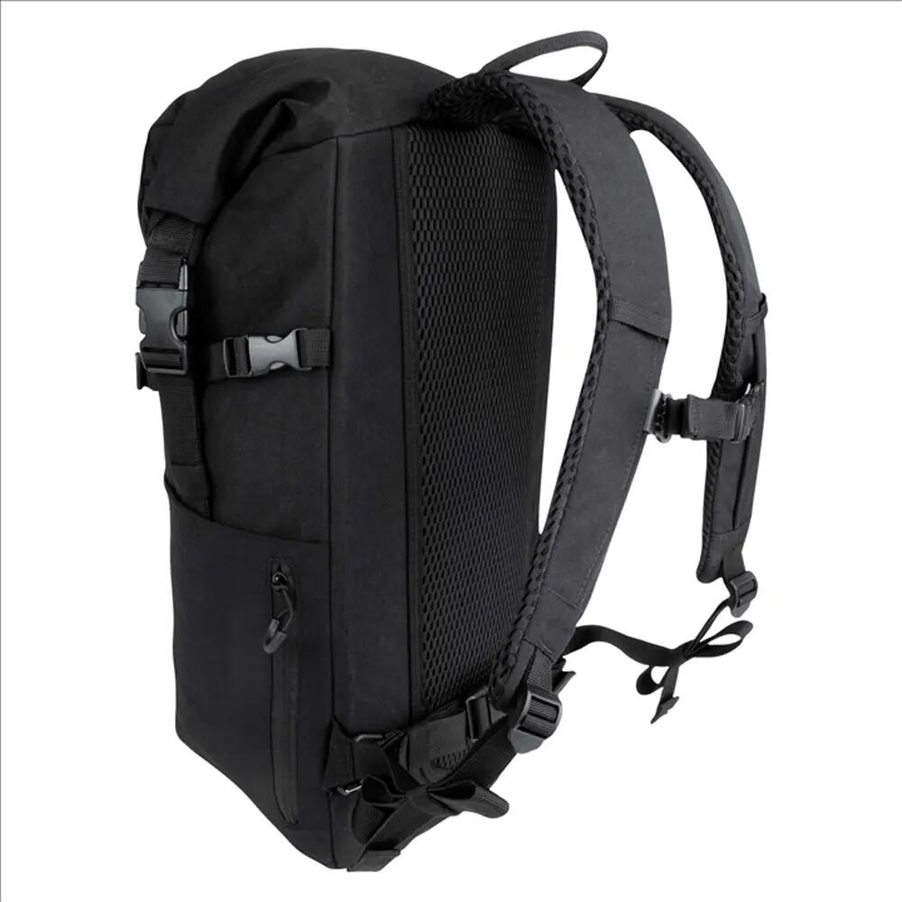 Tactical Roll Top 25L Backpack (Black) 2/6