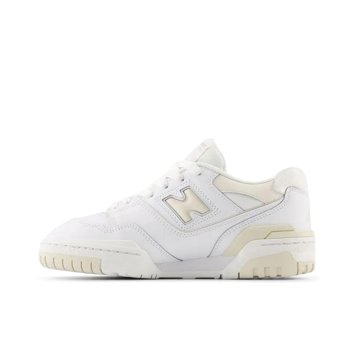 New Balance 550 White Cream Leather (GS) 4/5