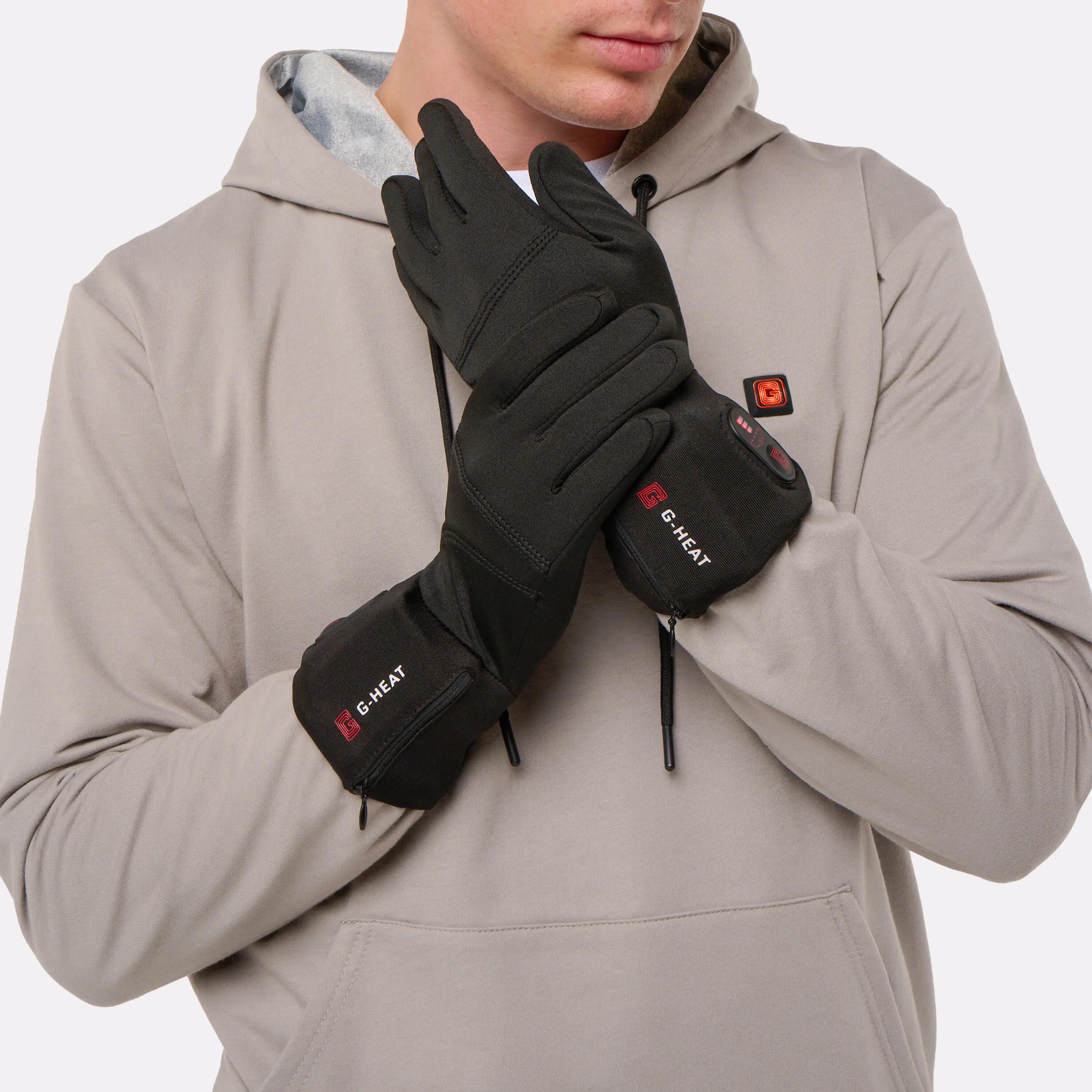 Volwassen Tactiele en Verwarmde Handschoenen Grijs - LICHT 7/8