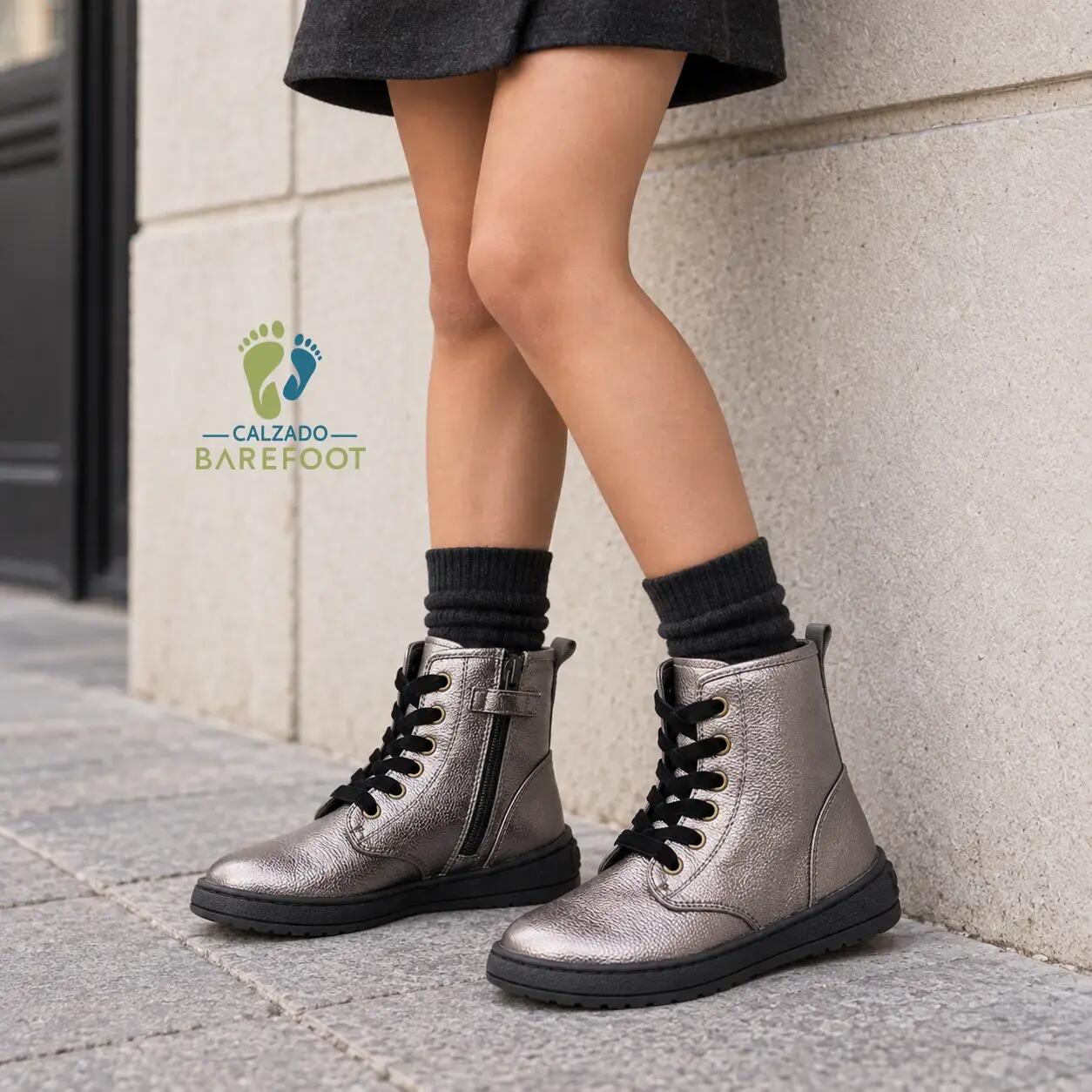 Mustang Free Botines Plata Vieja - Talla 30 2/7
