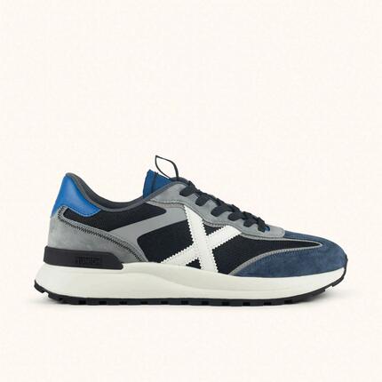 Baskets - Loisirs - Homme - Munich Dynamix - Navy, gris et bleu