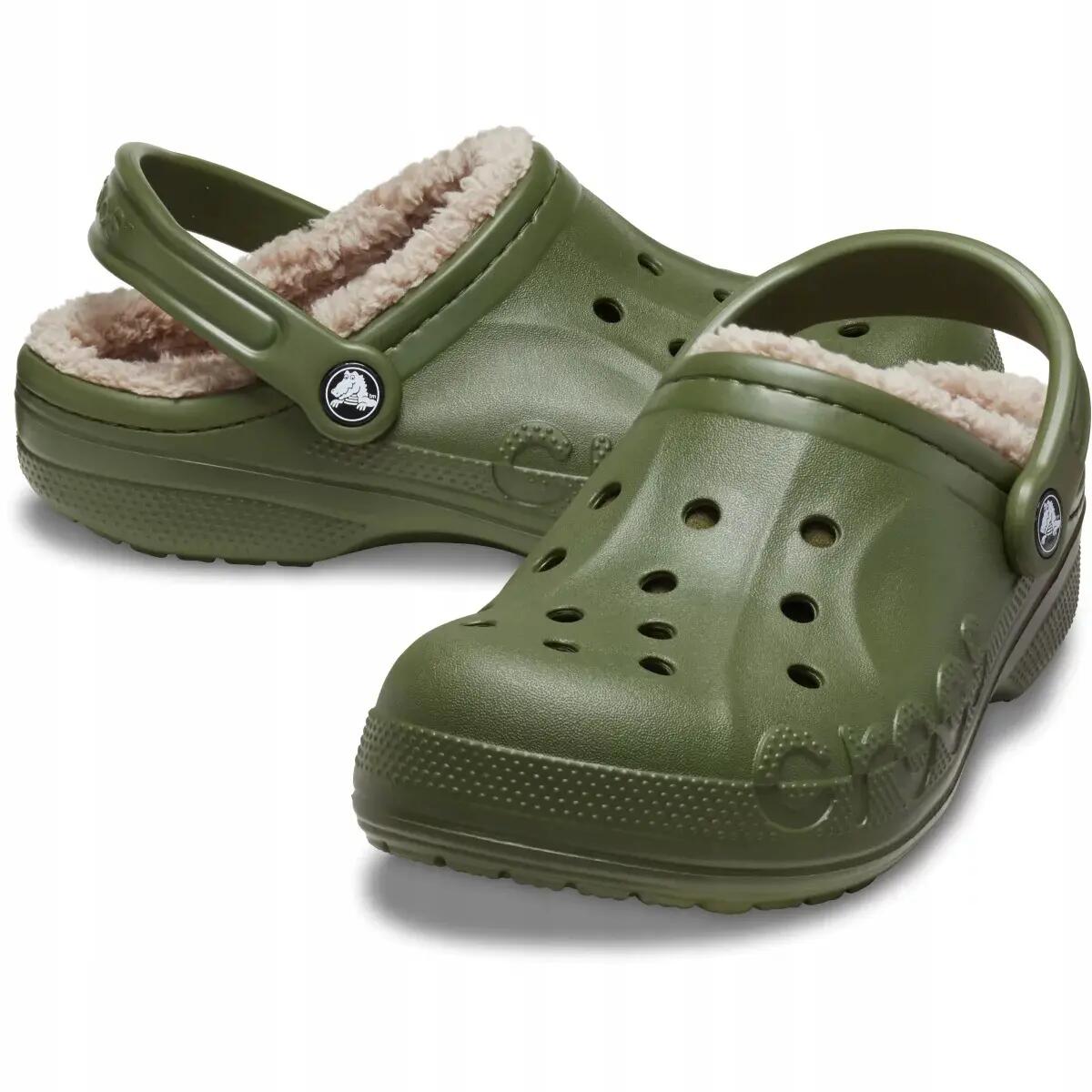 Crocs Męskie Chodaki Baya Lined Clog 3/8