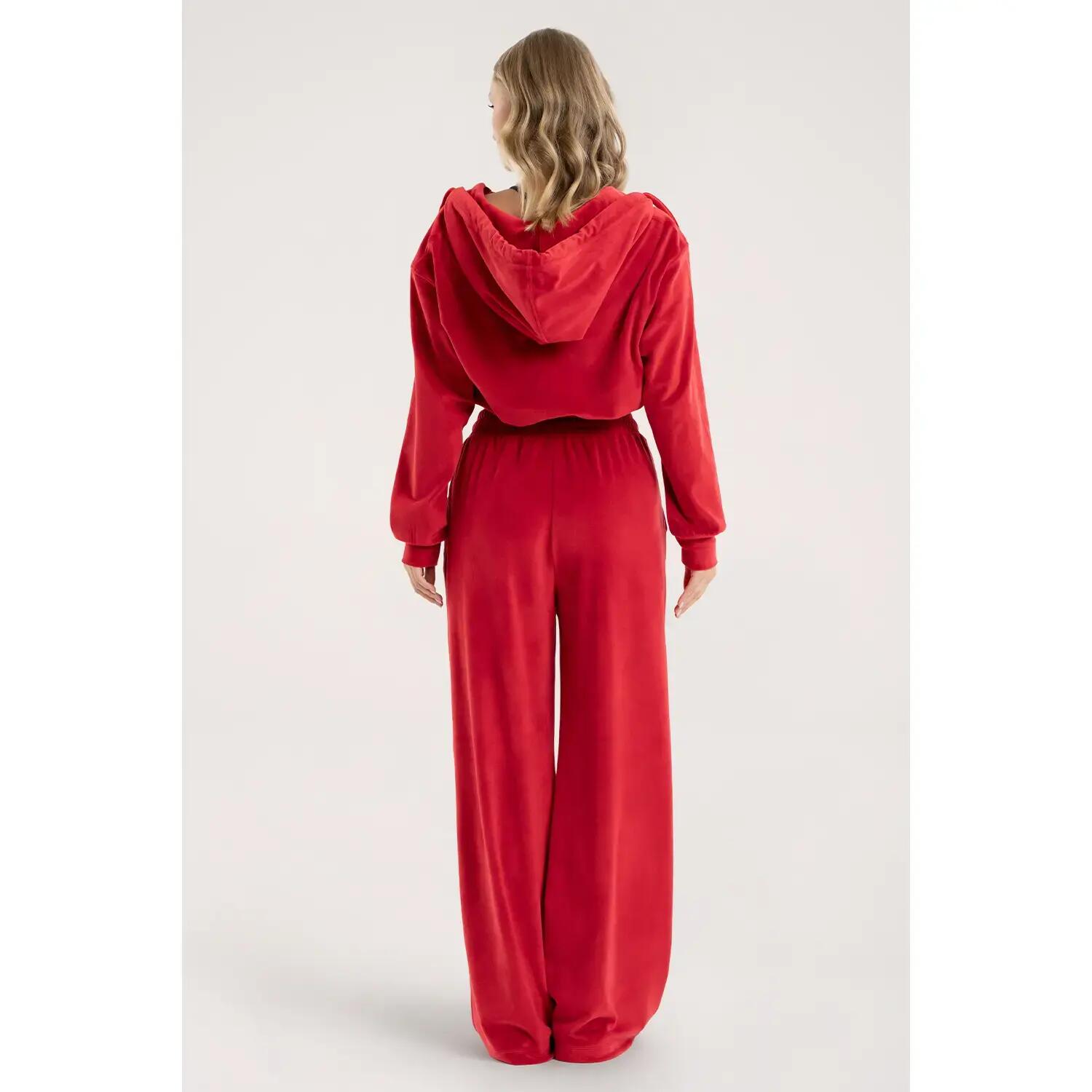 Pantalon de jogging en velours femme Gym Glamour 4/5