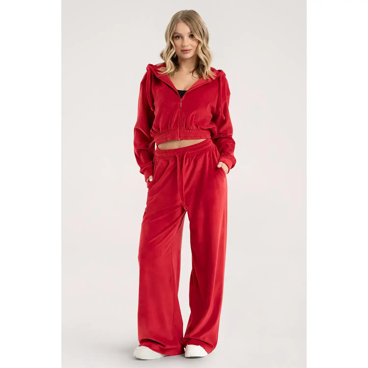 Pantalon de jogging en velours femme Gym Glamour 2/5