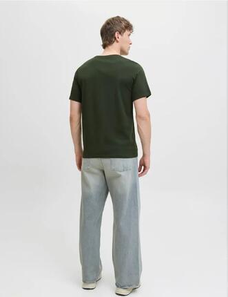 T-shirt - homme - Jack&Jones JJBRANDY - coupe regular, col rond, manches courtes