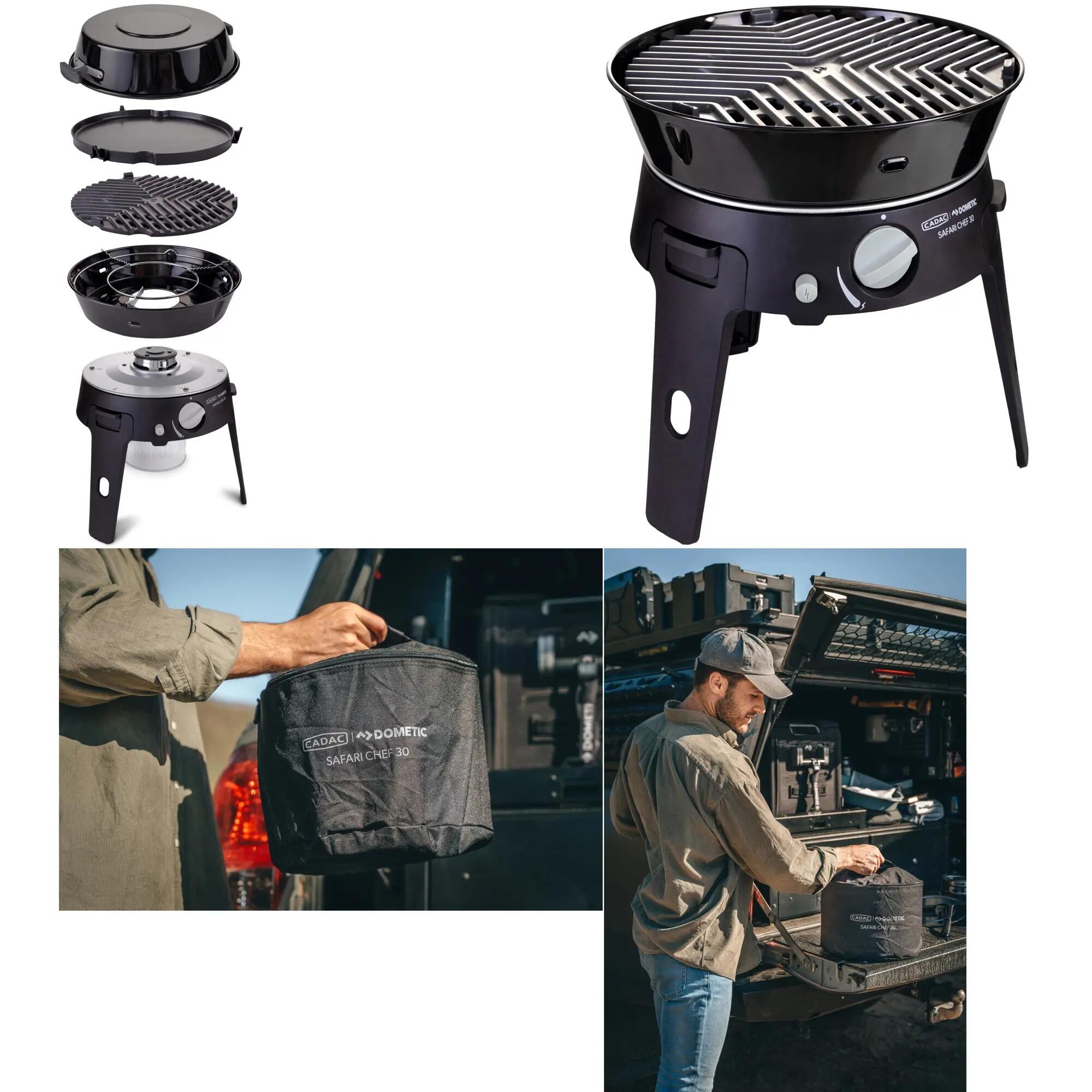 Gasgrill Safari Chef 30 CV Deluxe - 50mBar 3/9