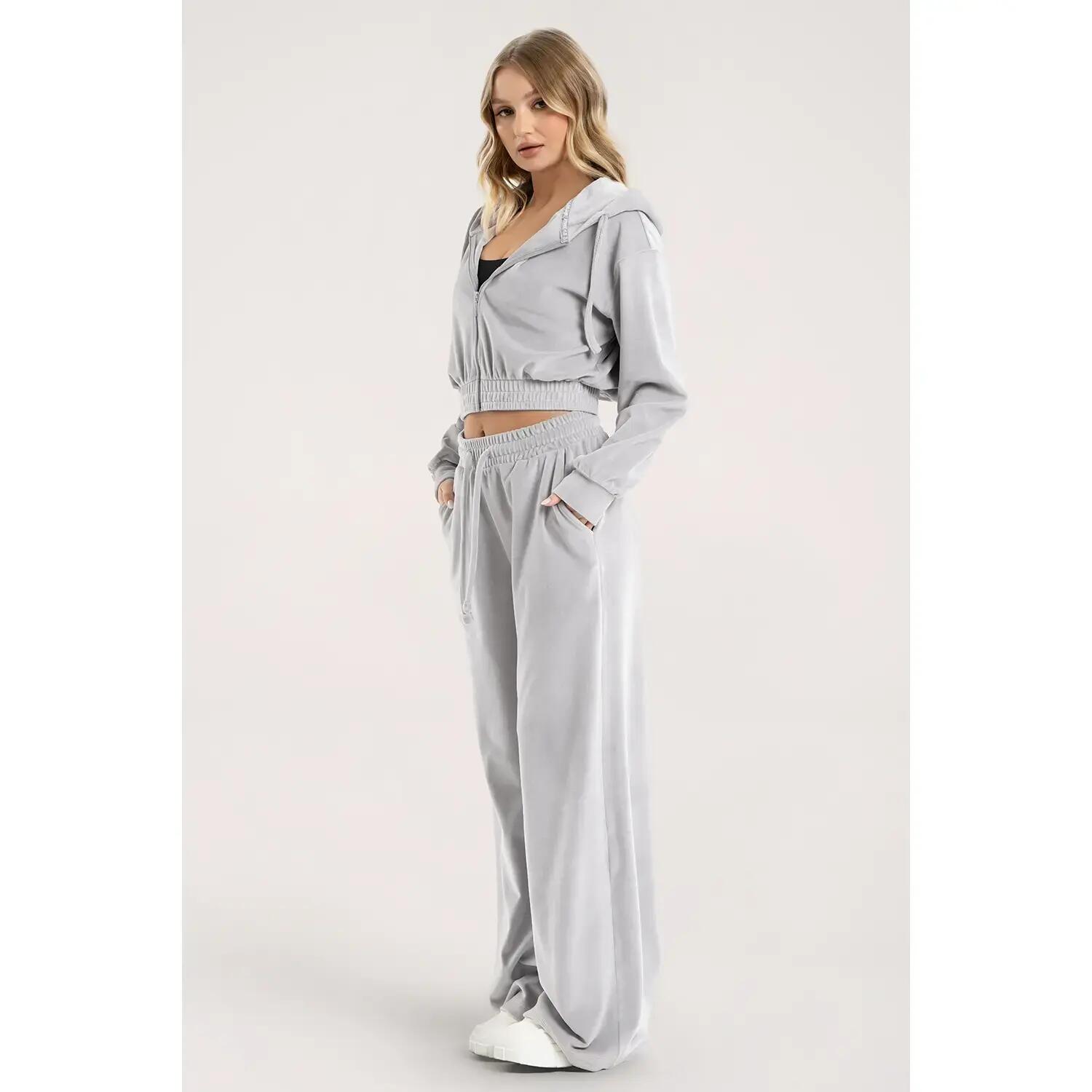 Pantalon de jogging en velours femme Gym Glamour 3/3