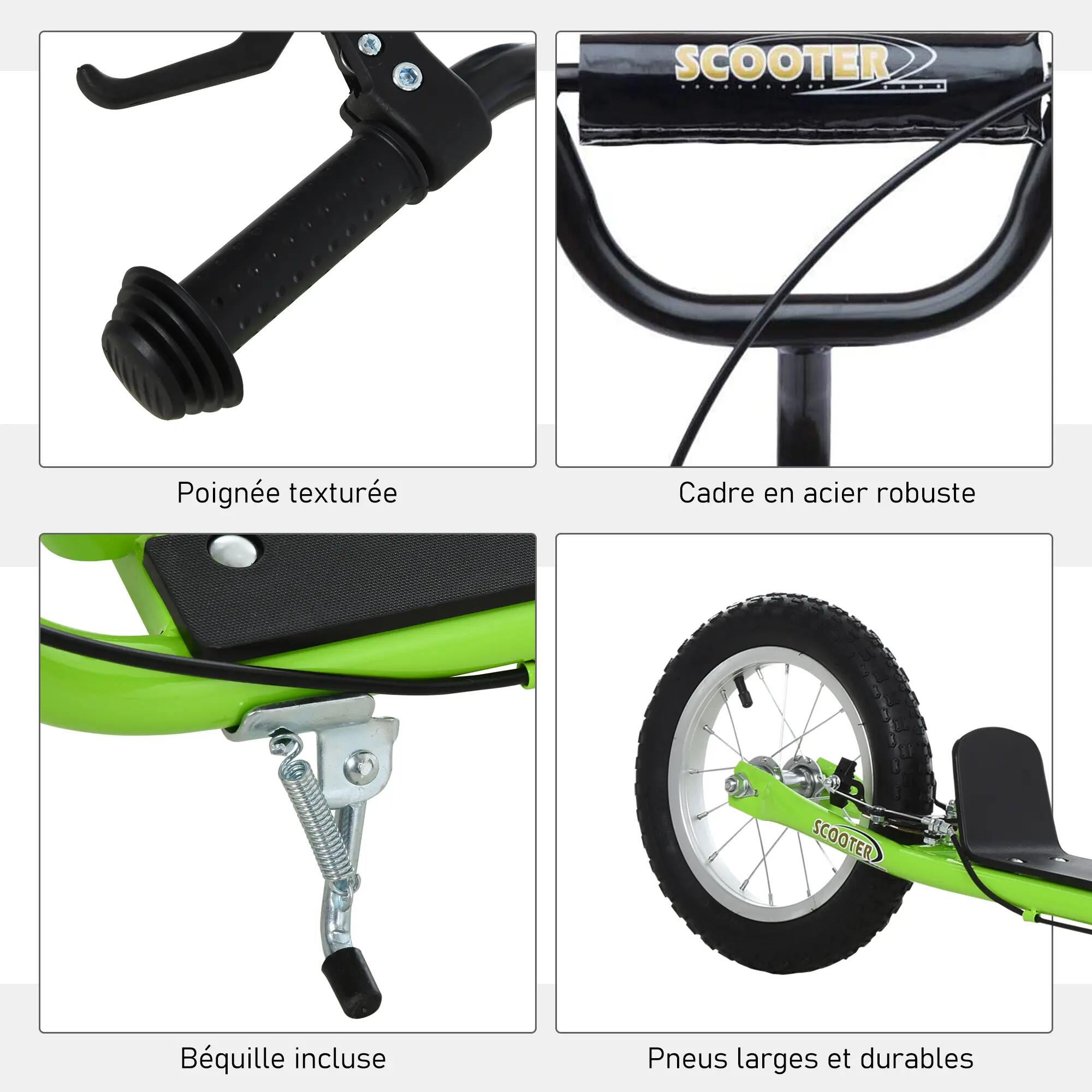 Trottinette patinette enfants grandes roues 5/5