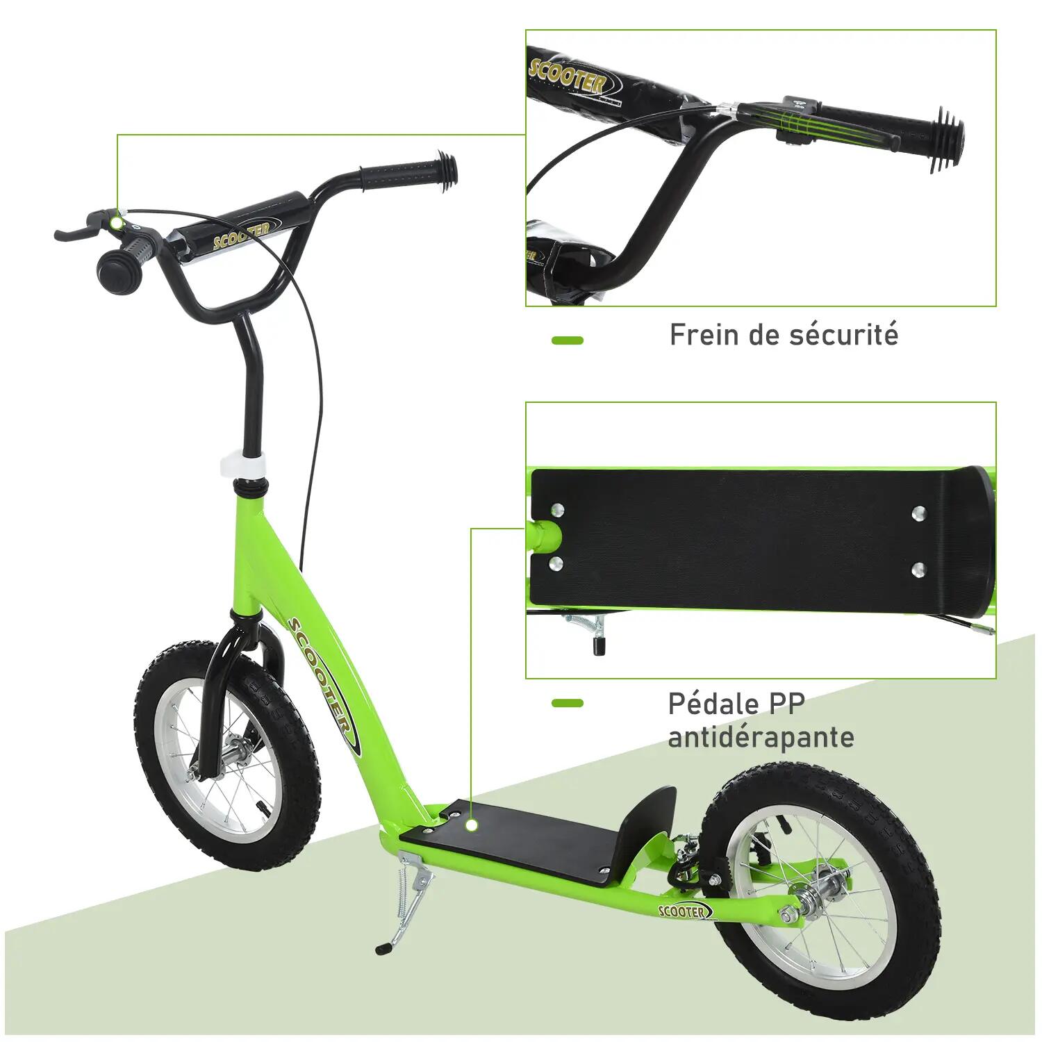 Trottinette patinette enfants grandes roues 4/5