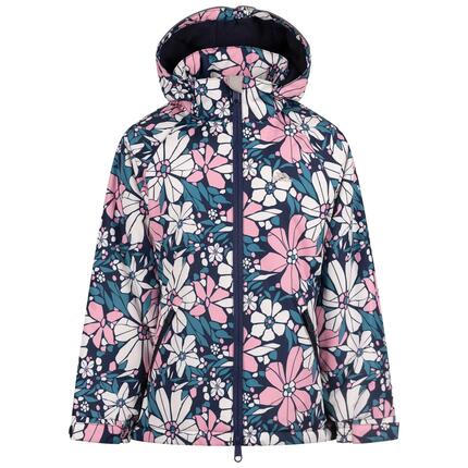 Veste Imperméable Motif/style Fleurs MARLA Fille (Bleu Saphir)