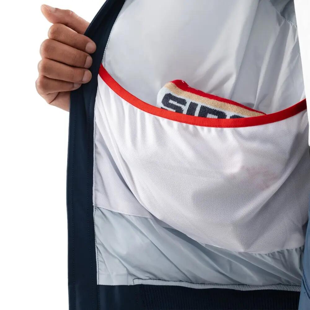 Giacca da sci retrò isolante da uomo Eywald Blue Blu 6/8