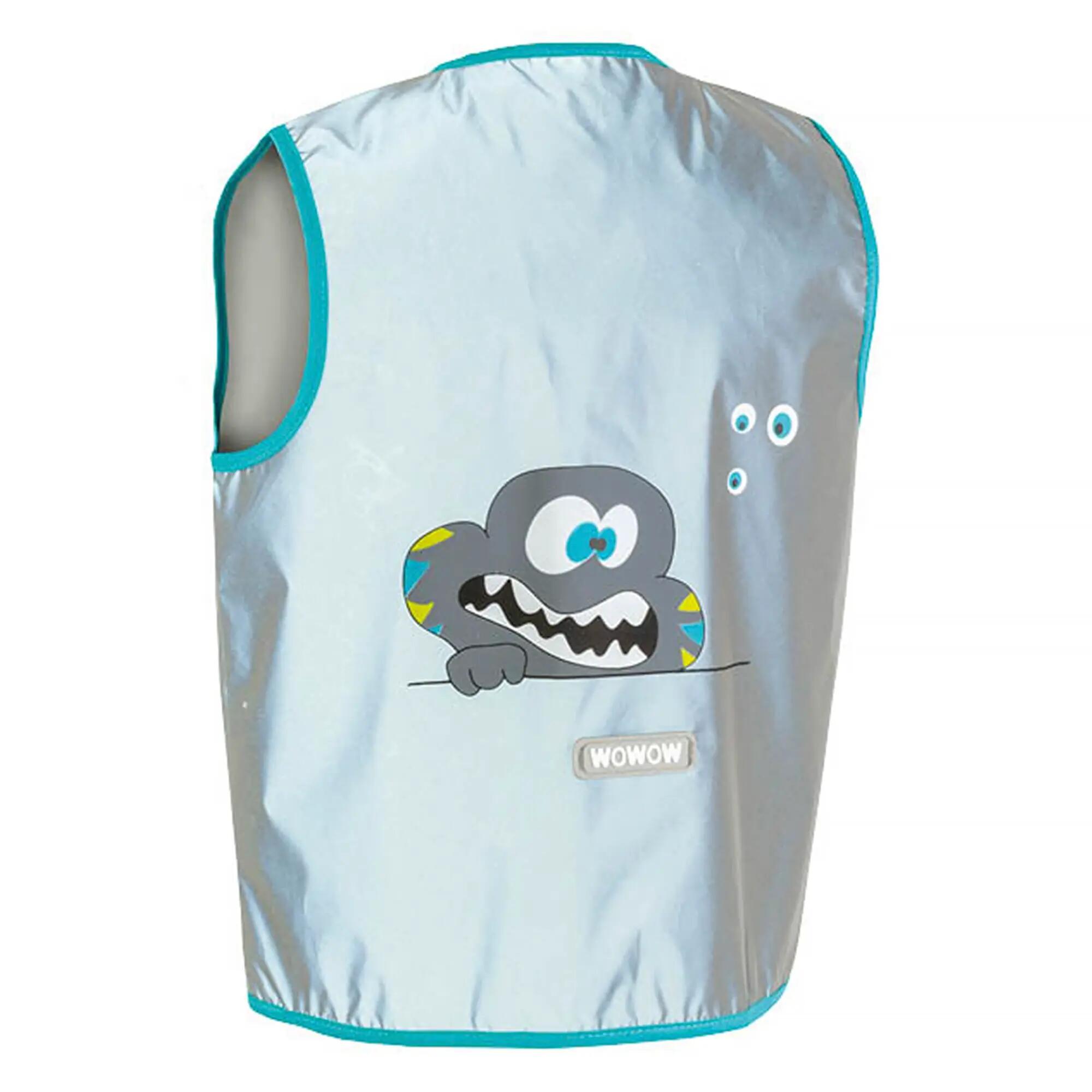 WOWOW - Crazy Monster Kinder Vollreflektierende Warnschutz Outdoorweste 2/5