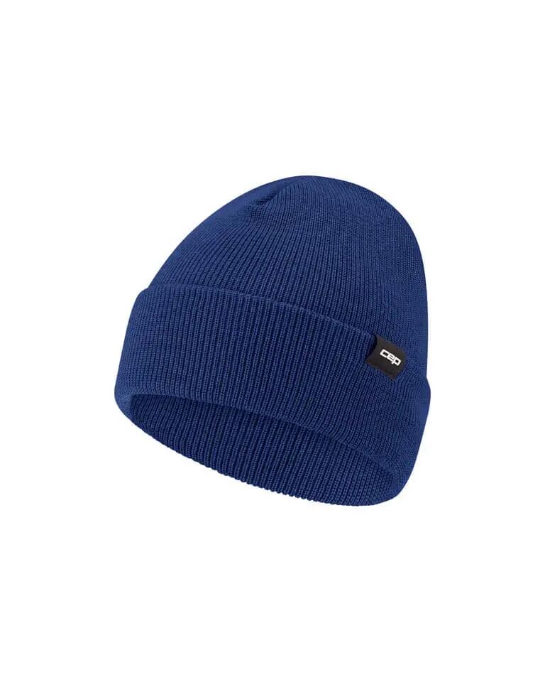 Căciulă alergare termală CEP Core Run Thermal Beanie | protecție vânt - bleumar…