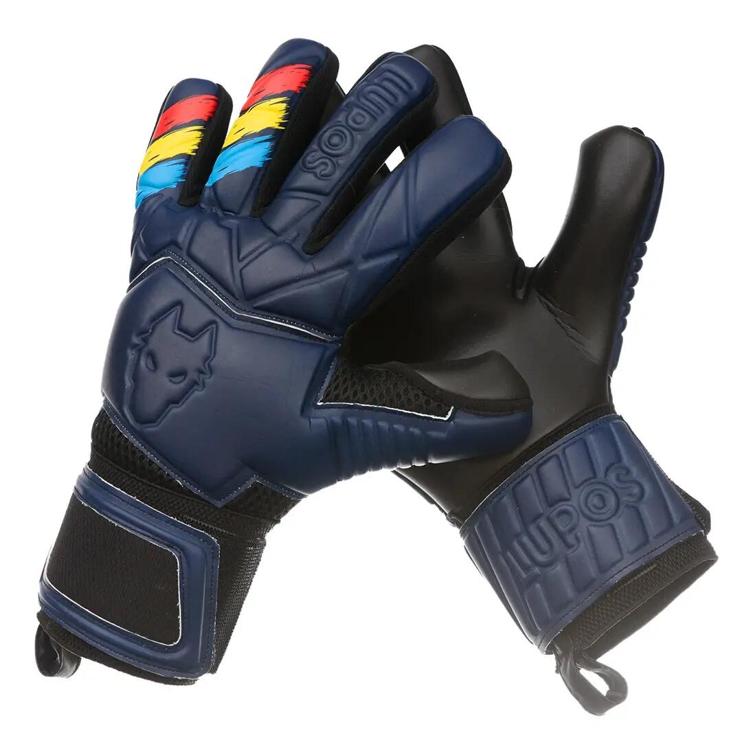 Mănuși portar FingerSave LUPOS Tricolor Navy 8 6/9