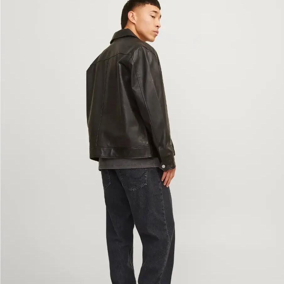 Men's - Jeans - Loose fit, high waist - JJIEDDIE - Black