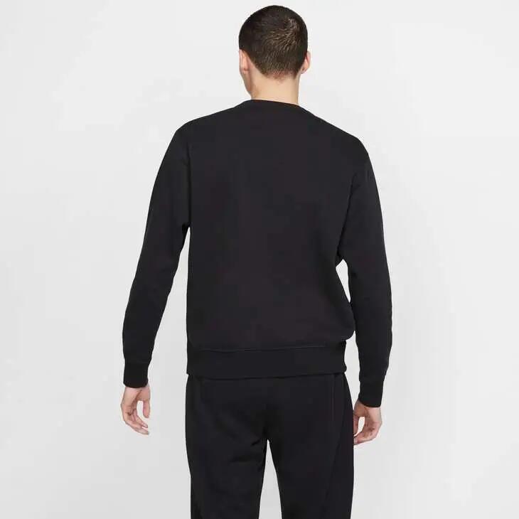 Sudaderas jerseys polares para Hombre Nike Club fleece Negro 4/4