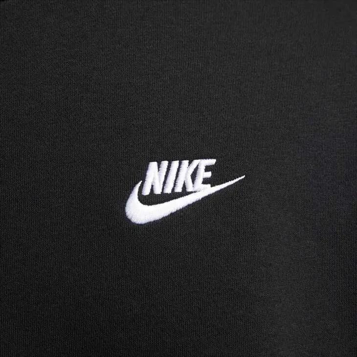 Sudaderas jerseys polares para Hombre Nike Club fleece Negro 3/4