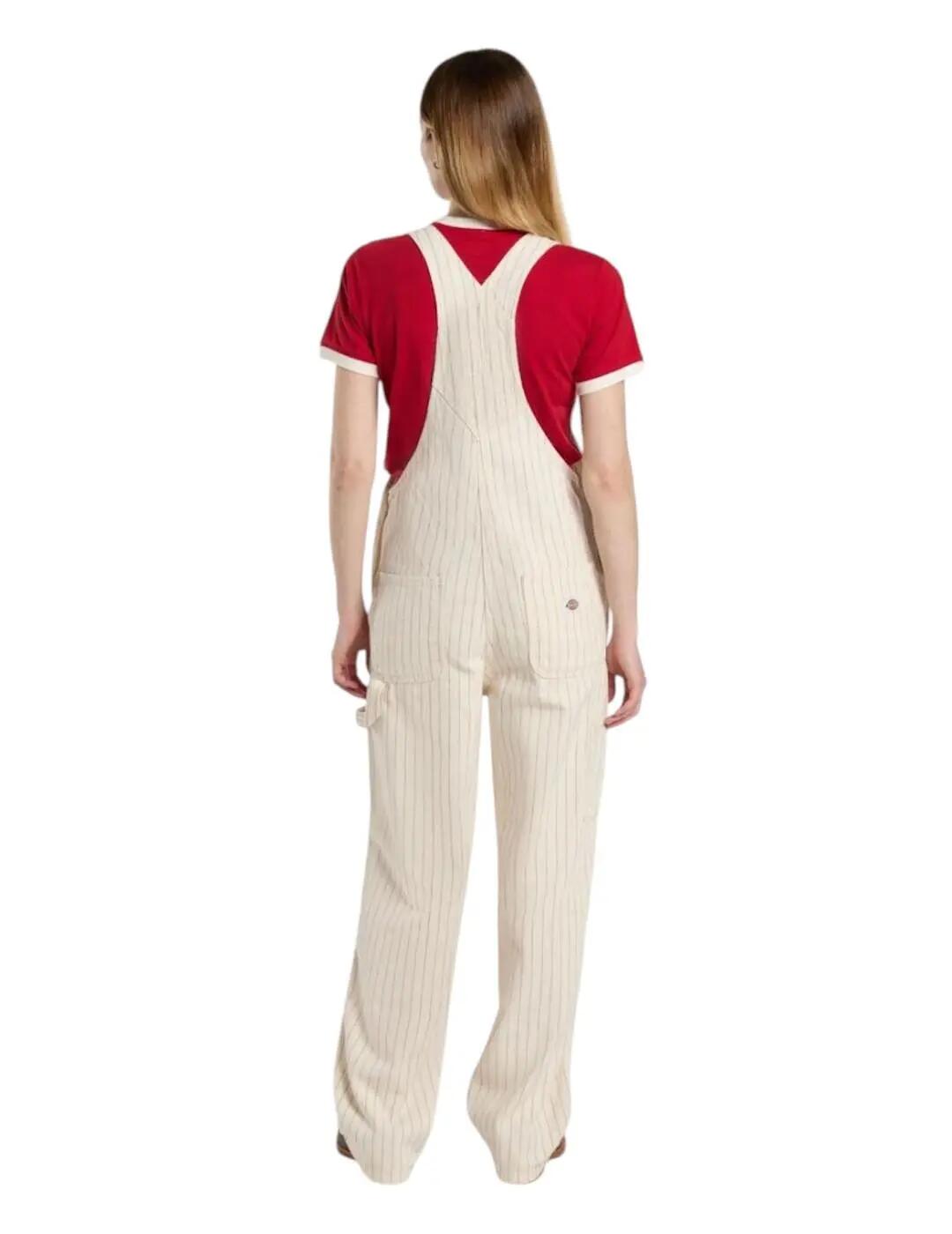 Pantalon pour Femme Dickies Bib egret Beige 2/5