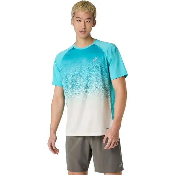 Asics Road Fade SS Top Heren Hardloopshirt