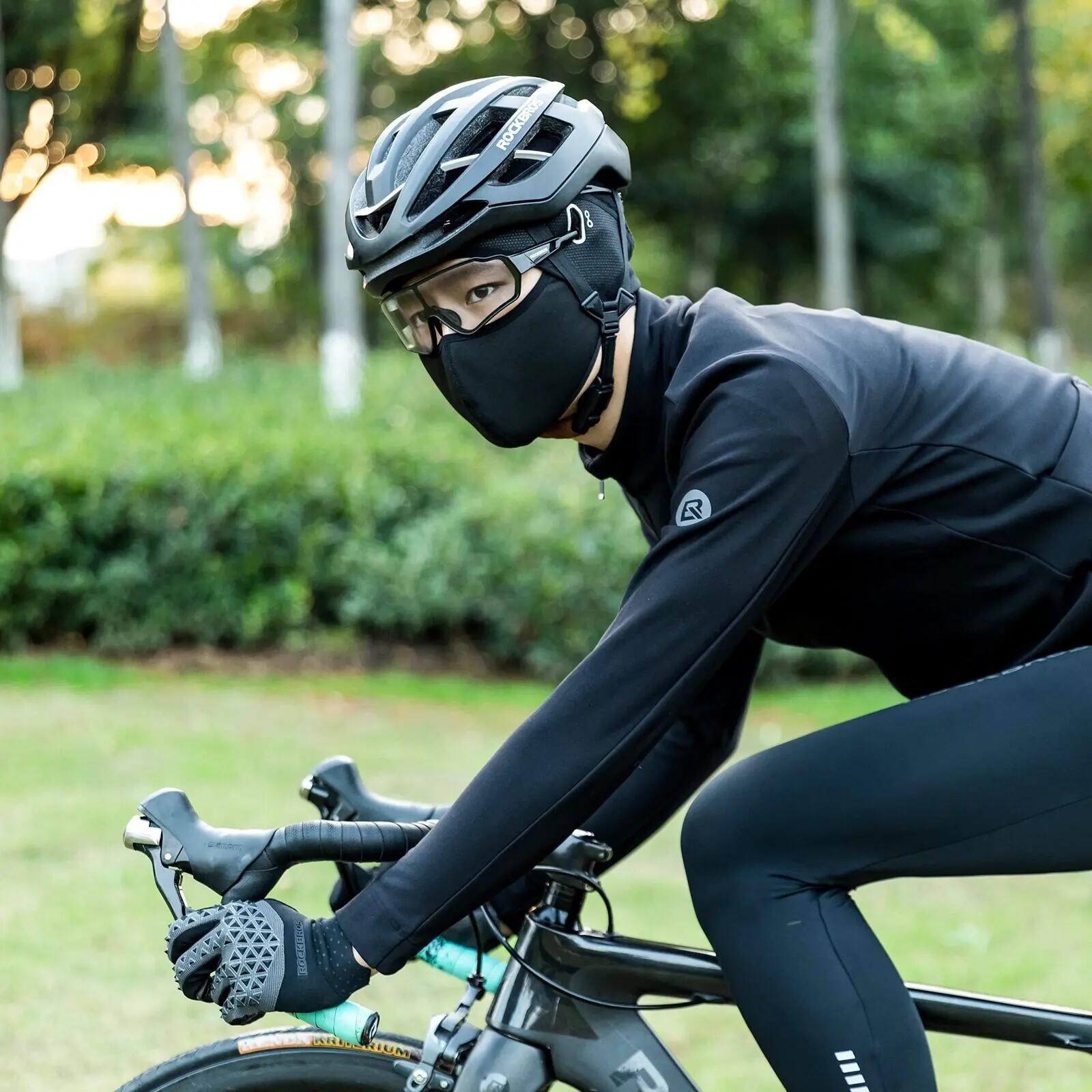 Cagoule masque facial hiver et automne coupe-vent chaud 7/7