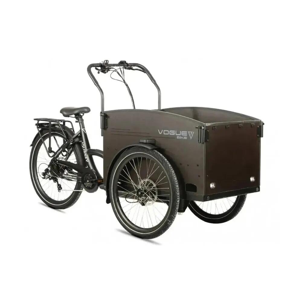 Journey Plus - Elektrische bakfiets - 250W - middenmotor - Mat zwart 5/5