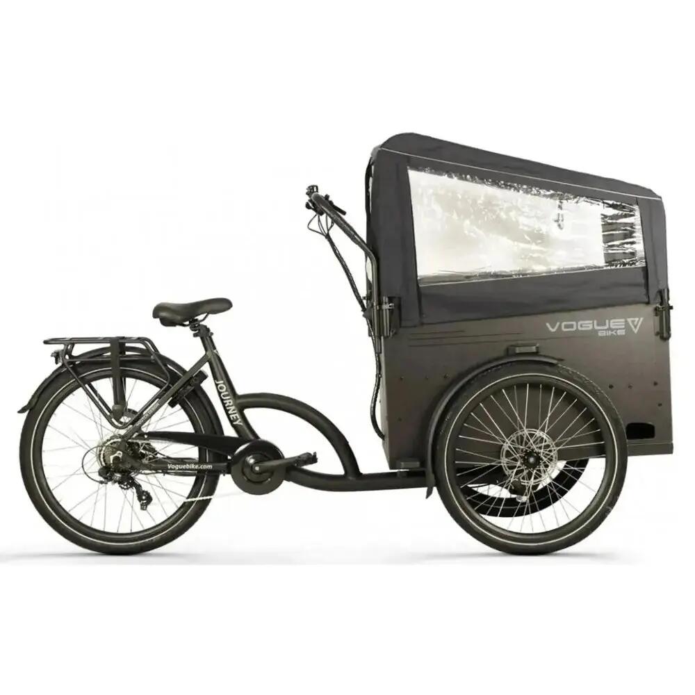 Journey Plus - Elektrische bakfiets - 250W - middenmotor - Mat zwart 2/5