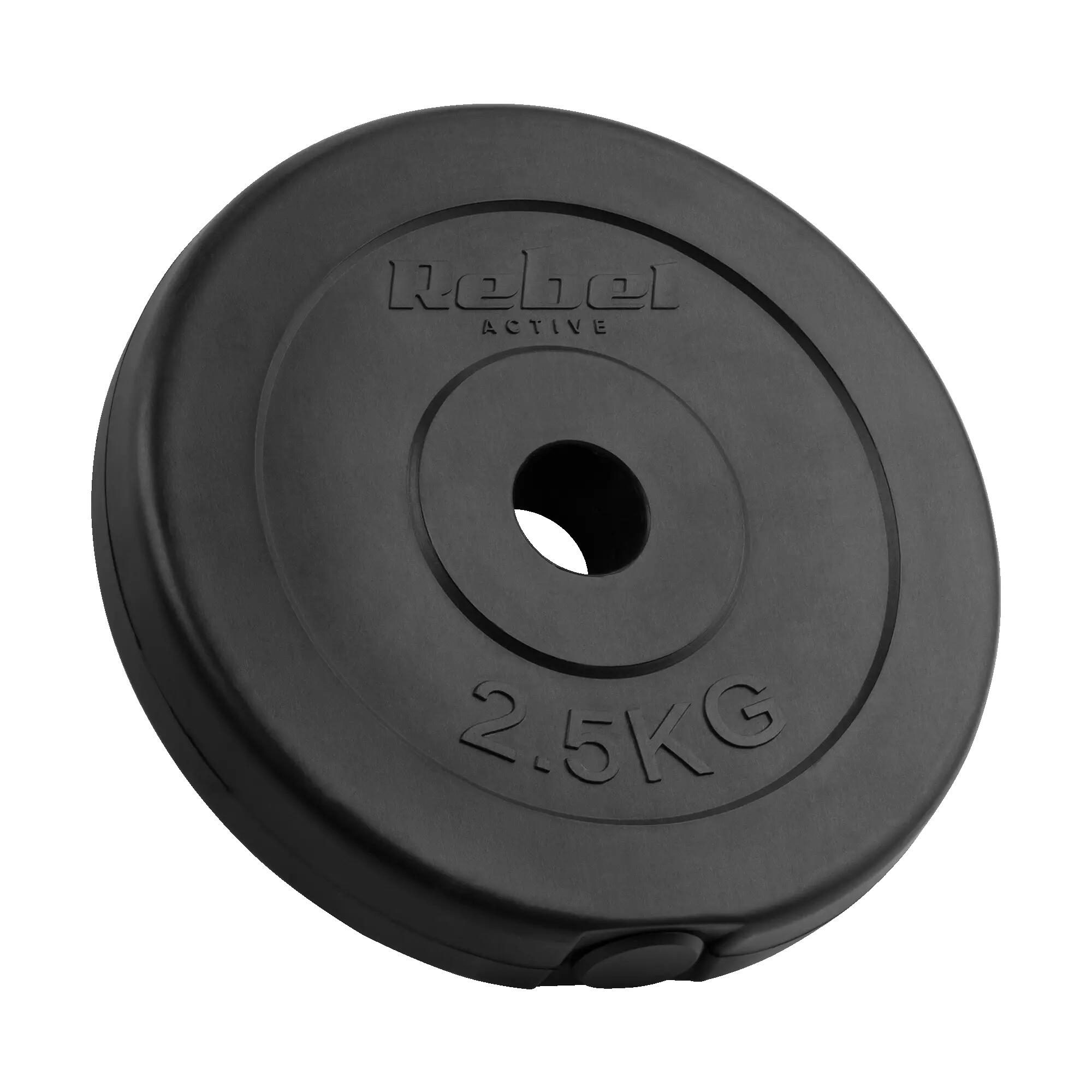 Obciążenie bitumiczne zestaw 4x2.5kg 10kg otwór 31mm talerz klasyczny REBEL 2/7