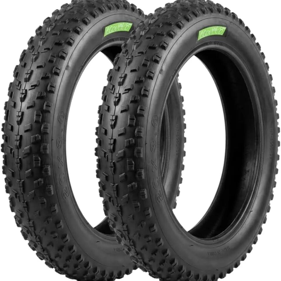 2 Tyres 20x3.00 (71-406) Fat Bike E-Bike MTB Knobby EV