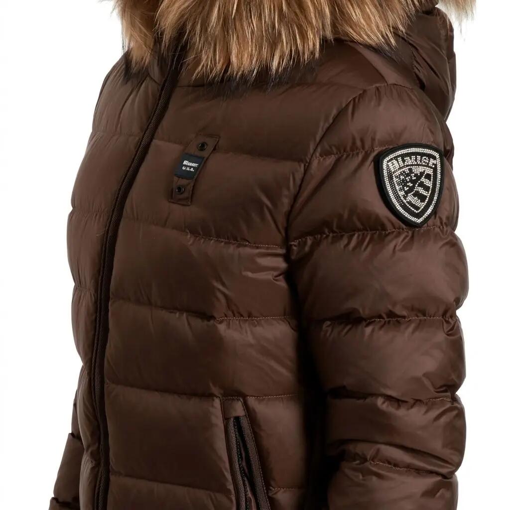Jaqueta Blauer Modelo Althea Cor Castanho 3/5