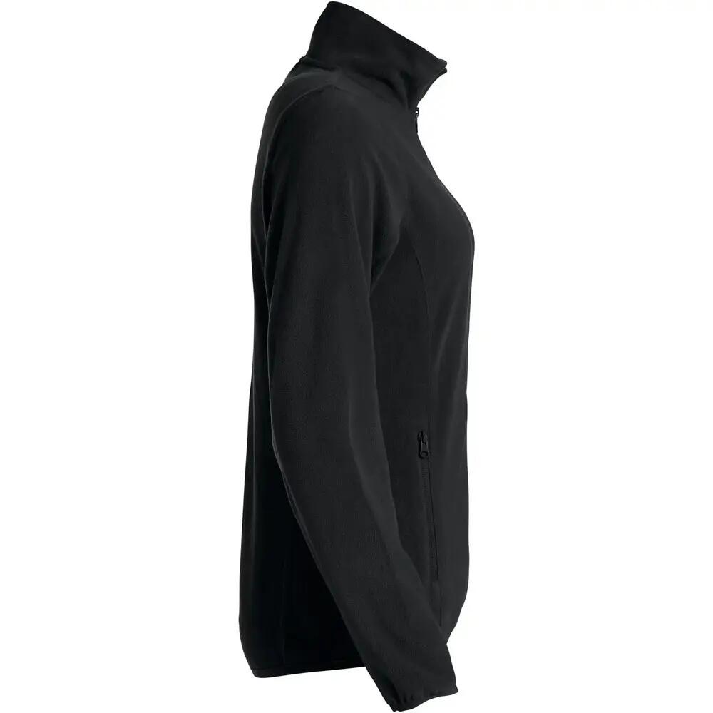 "Basic" Fleecejacke für , MicroVlies Damen Schwarz 4/4