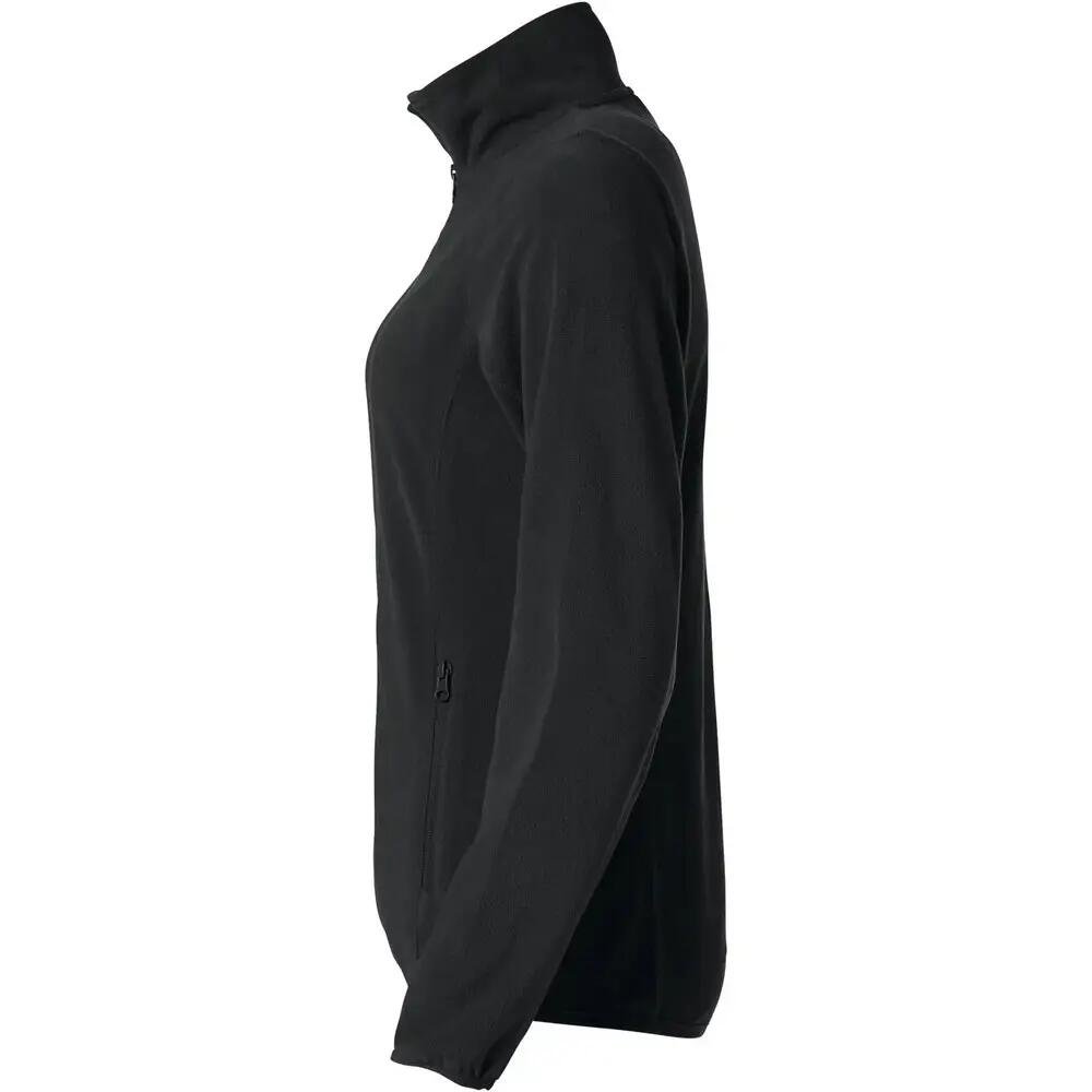"Basic" Fleecejacke für , MicroVlies Damen Schwarz 3/4