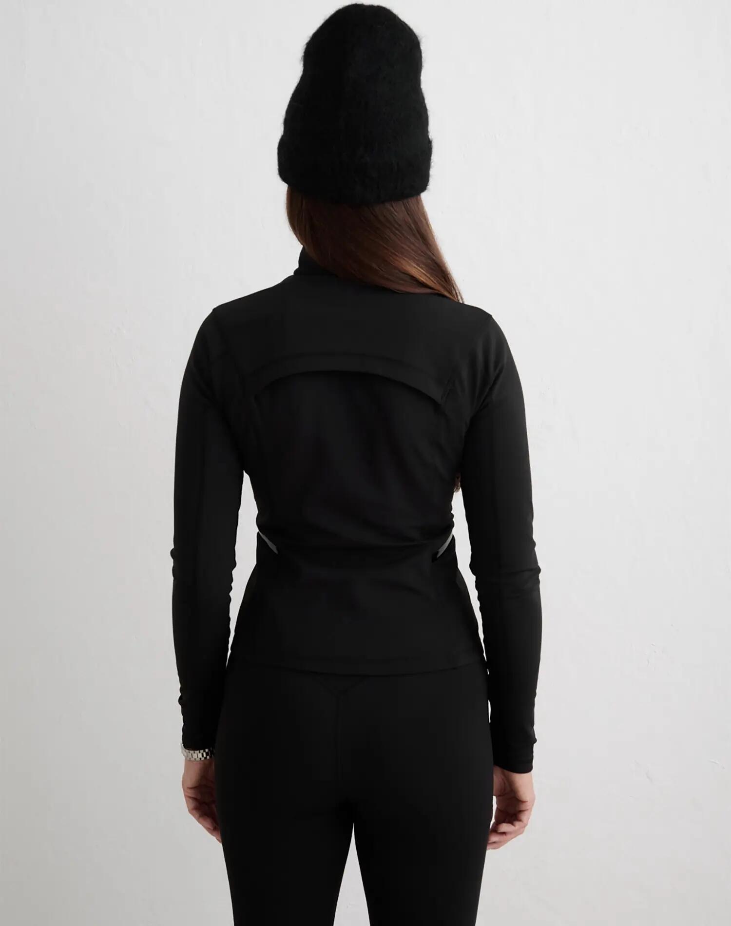 Femme Veste Chauffante Zippée Noir 3/5