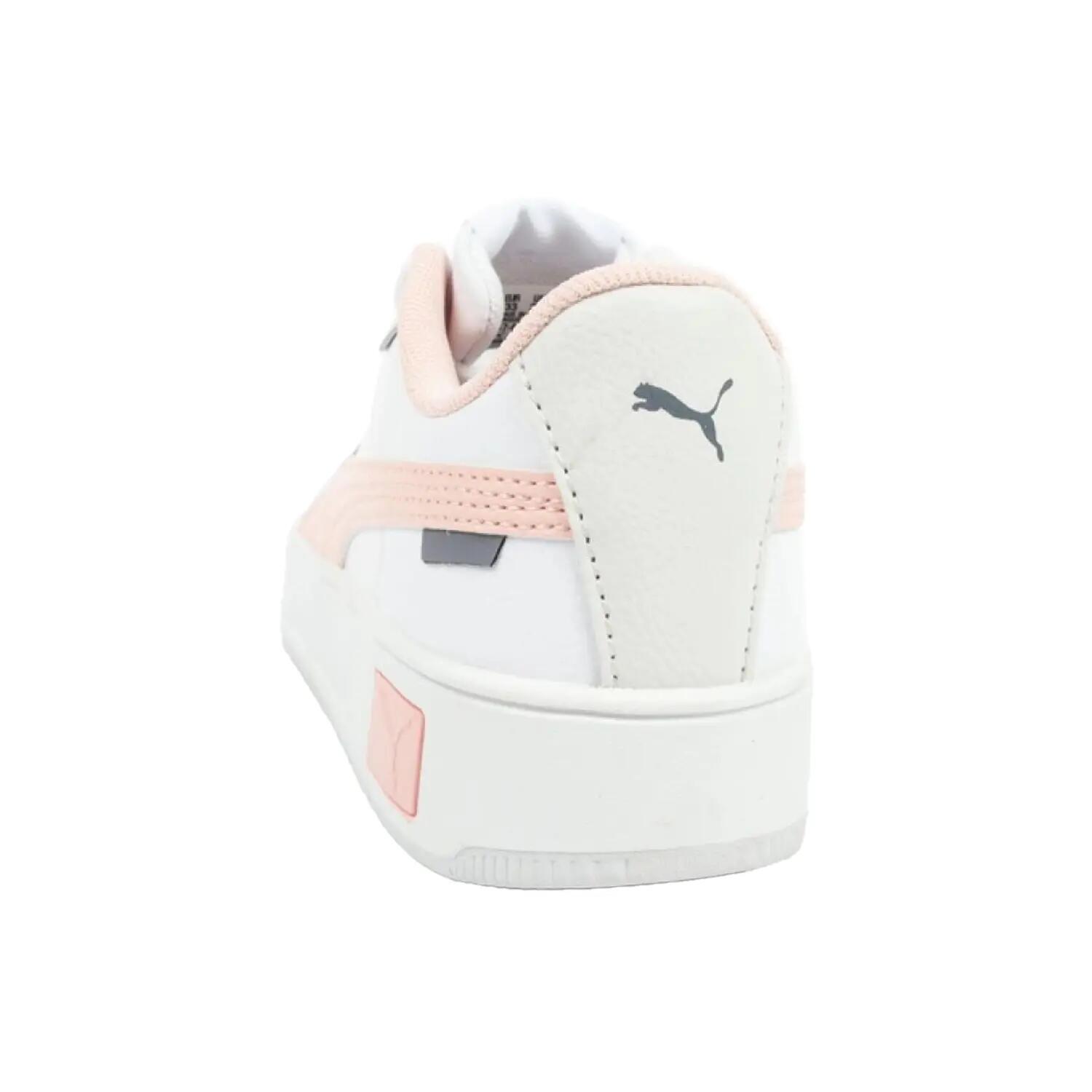 Zapatillas Deportivas de Cuero Carina para Niños/Niñas Blanco, Rosa 2/6