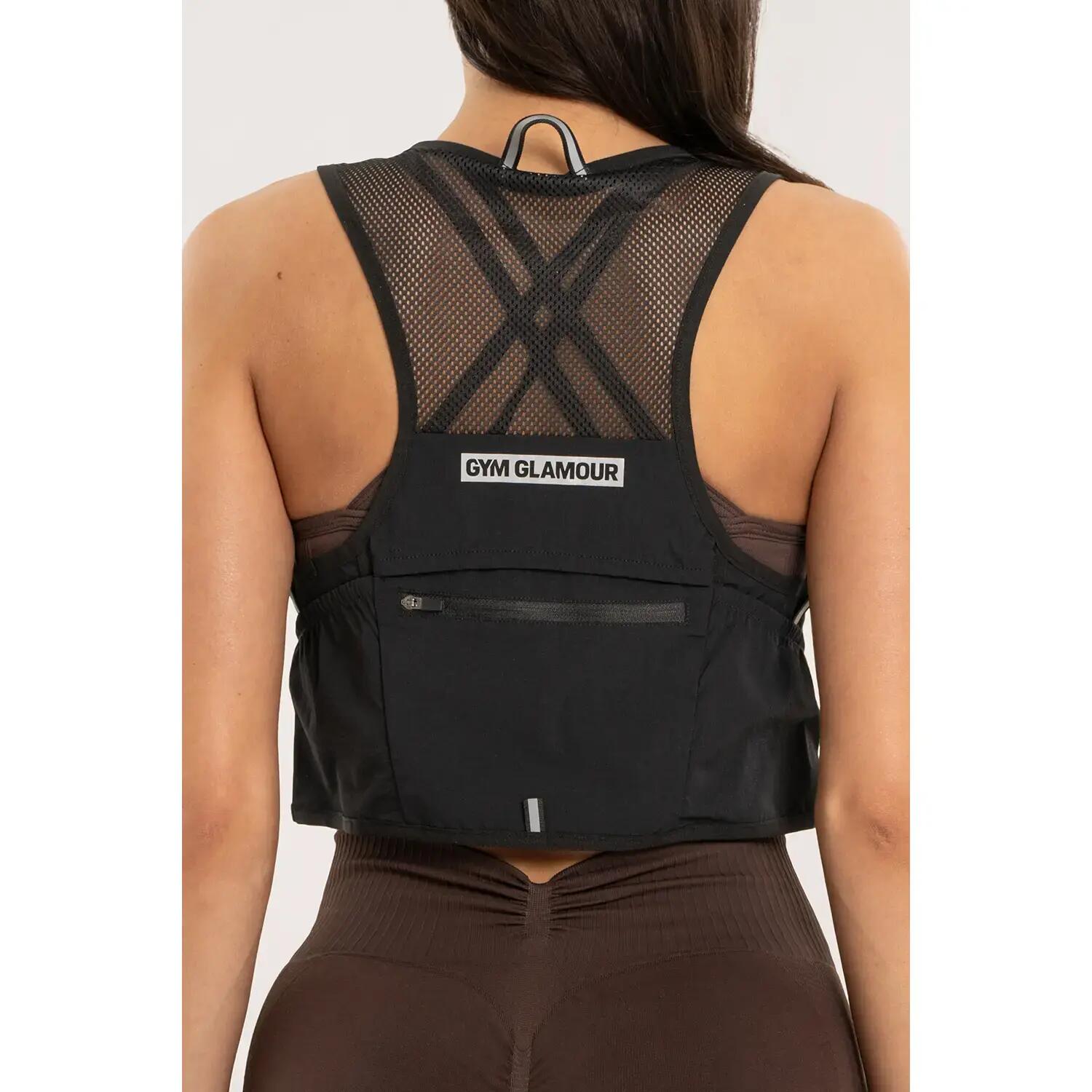 Gilet de running femme Gym Glamour 4/5