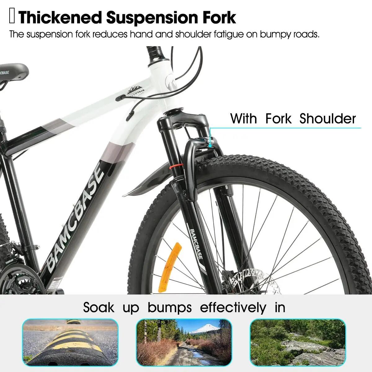 Dames Heren Mountainbike 26/27,5 inch 21V Aluminium Schijfremmen Rockford 3/6